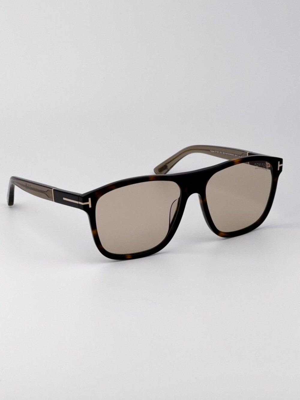Tom Ford FRANCES Women Sunglasses Havana Brown Photochromic Square FT1081/S 52E